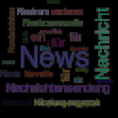 anderes wort für news.